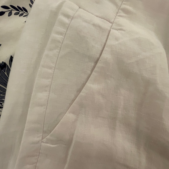 Talbots White Linen Trousers - Picture 9 of 16
